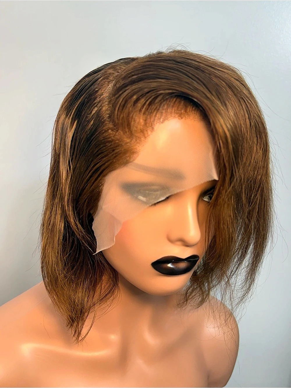 Brown Bob Lace Front Wig Like New